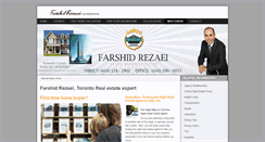 Desktop Screenshot of farshidrezaei.com